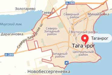 Карта: Таганрог