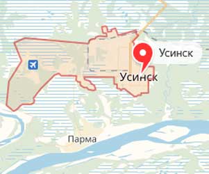 Карта: Усинск